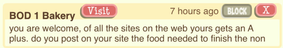 BOD1 Bakery ingame feedback image