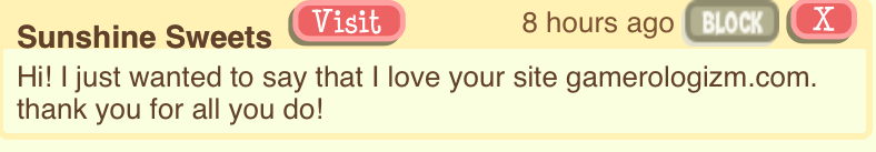 Sunshine Sweets ingame feedback image