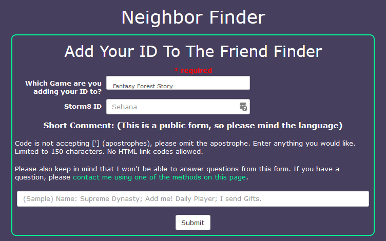 Friend Finder